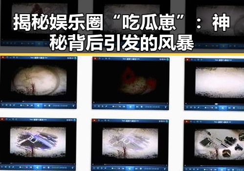 揭秘娱乐圈“吃瓜崽”：神秘背后引发的风暴